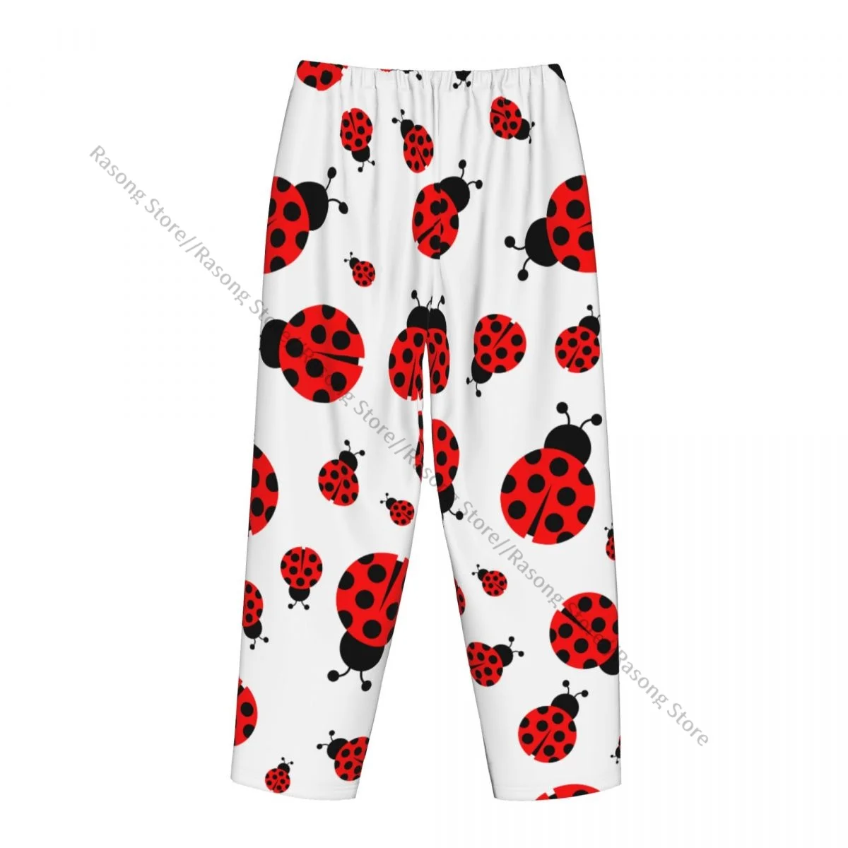 المرأة الفانيلا صالة السراويل لينة الخنفساء الكرتون بيجامة السراويل الشتاء ملابس خاصة