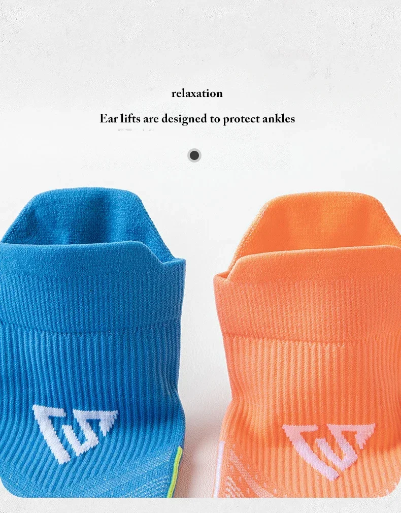 4 paare/los Frau männer Socken Kompression Atmungs Basketball Sport Radfahren Laufen Handtuch Socken Hohe Elastische Rohr Socken – Detail 13