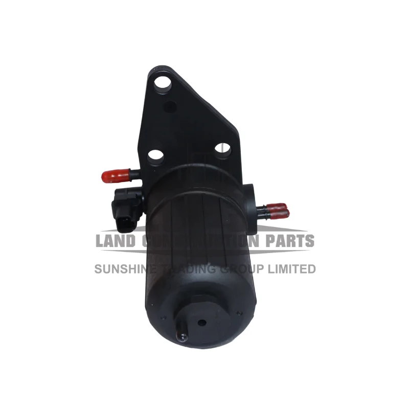 Oil-water separator 3619554 and 12V fuel filter assembly with electric pump 2289129 for C6.6 excavator.