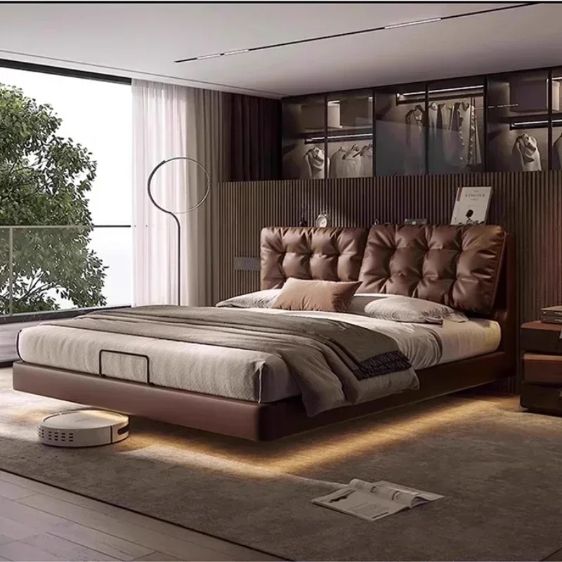 

Double Bed Full Marriage Bedrooms Dorm Room Essential Full Size Bed Frame Complete Bedroom Furniture Lit King Size 180x200cm