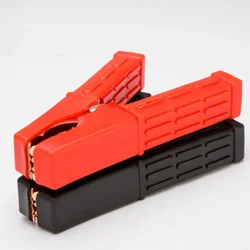 1000A Red Black 75mm Insulated Crocodile Crocodile Car Caravan Van Battery Test Lead Clips Best Promotion Alligator Clips