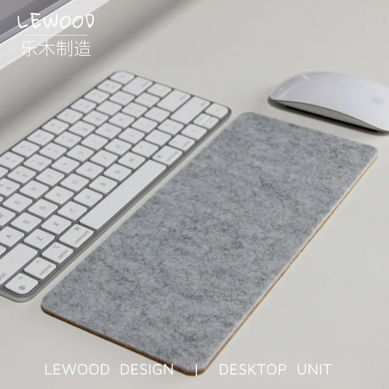 Magic Keyboard Pad Customized Cork Felt Keyboard Pad Silent Shock Absorption Gaming Office Mechanical Keyboard Accessories Gift