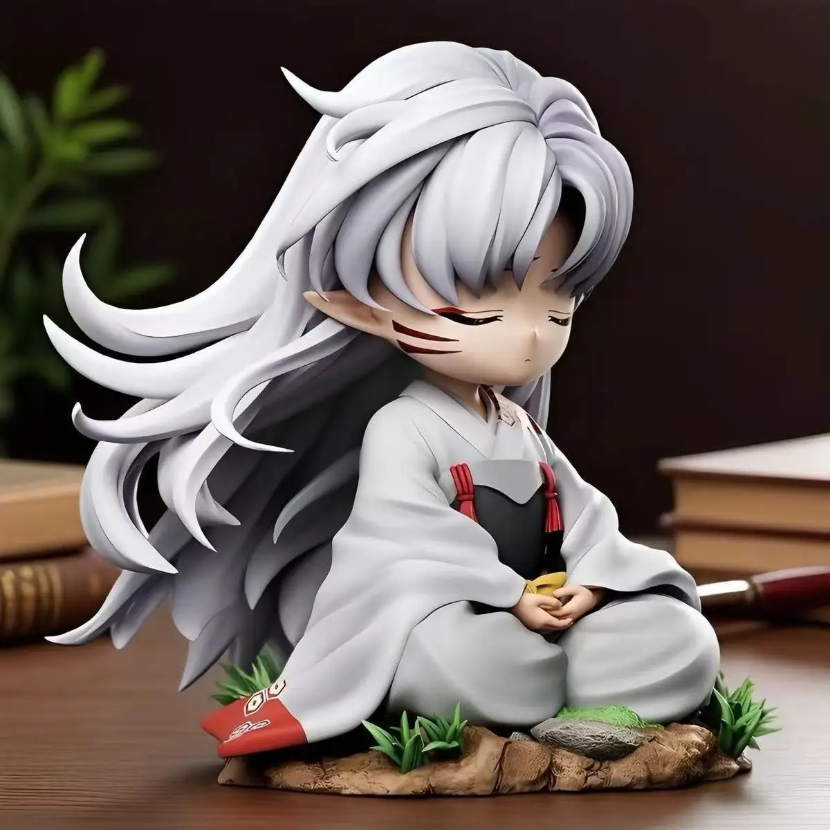 Figura de Anime Inuyasha, figuras de Sesshoumaru, colección de modelos, muñeca, decoración de escritorio, estatua, juguetes para niños, regalos de cumpleaños