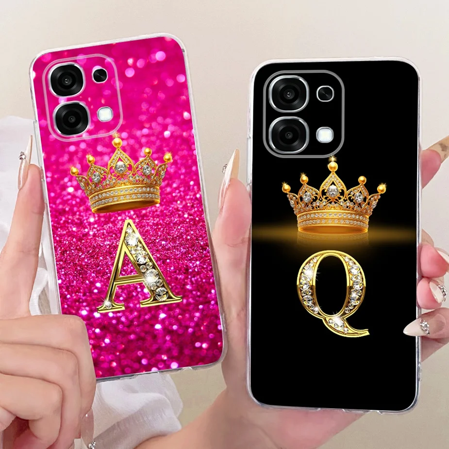 ل ممن لهم A6 برو 5G حافظة CPH2781 الفاخرة تاج رسائل غطاء لينة سيليكون جراب هاتف ل ممن لهم A6 ممن لهم A6 برو A6Pro 4G CPH2799 أكياس #1