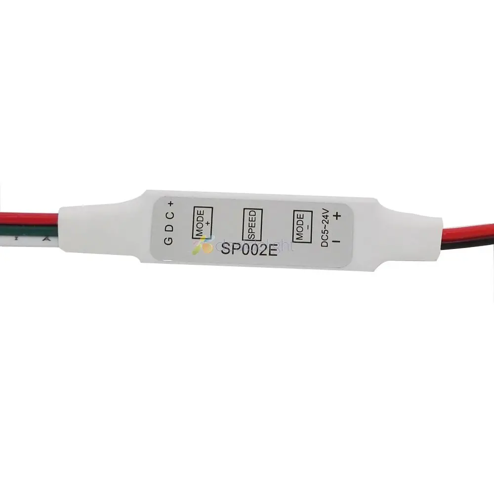 10Pcs SP002E 3 Sleutel Mini Rgb Controller DC5-24V Voor Pixels Droom Kleur WS2811 WS2812B Led Strip 2048 Pixels