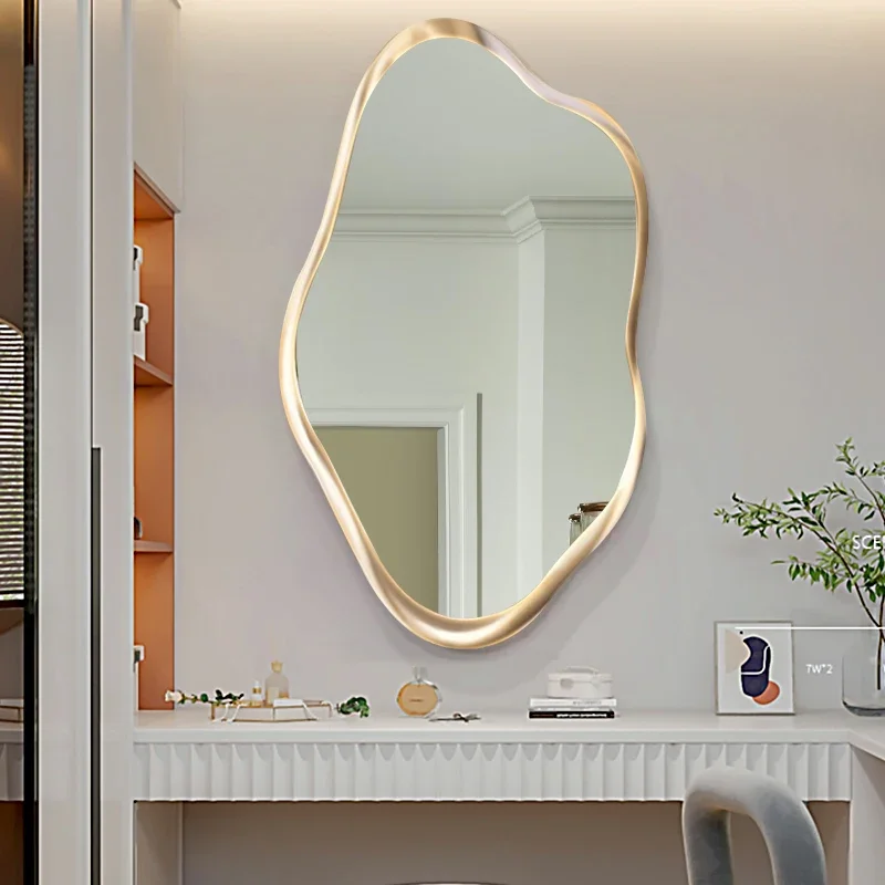 Large Full Body Mirror Wall Arts Portable Mirrors for Makeup Modern Home Ornaments Living Room Big Vintage Decor Irregular Size