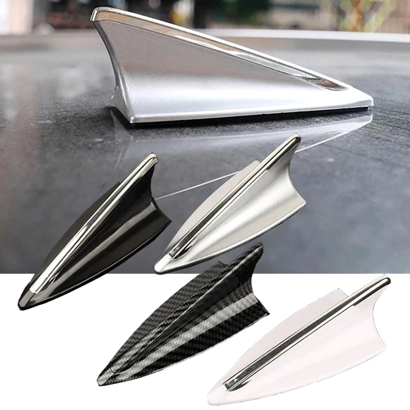 

Universal Car Antenna Shark Fin Roof Decorative Antenna with Adhesive Tape Base For Audi Mercedes Hyundai Toyota BMW