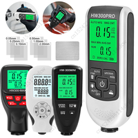 Automotive Thickness Gauge HW-300 PRO MAX Mini Car Paint Thickness Meter Electroplate Metal Coating Thickness Gauge 0-2000UM