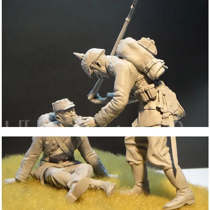 1/16 Resin Model Figure GK,WW1 German soldier , Unassembled and unpainted kit