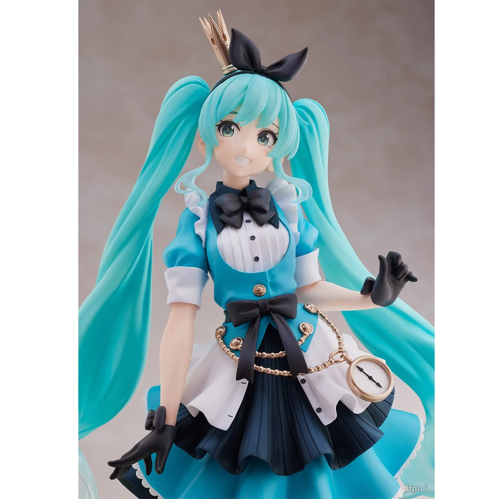 Original Taito Hatsune Miku Princess Amp Figure Alice Ver.prize Figure 21Cm Collection Model Toy Gift Genuine In Stock