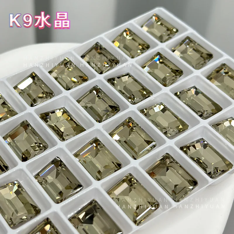 5 pçs prego strass encantos arte do prego diamante gelo marrom diamante cristal jóias de unhas em forma especial diamante