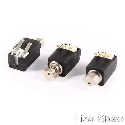 5.0mm x 5.2mm x 8.2mm Black Electric 2000RPM Speed Vibration Motor DC3V 3 Pcs