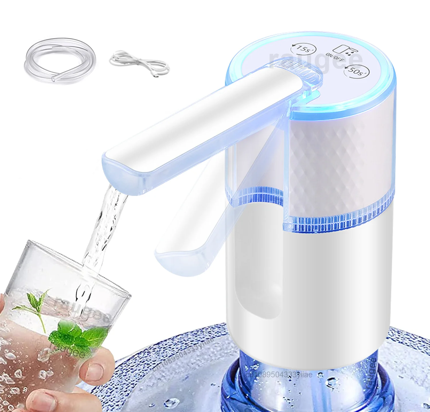 

Электрический насос для питьевой воды, складной диспенсер для воды, автоматический диспенсер для бутылок с водой, USB перезаряжаемый диспенсер для холодной воды