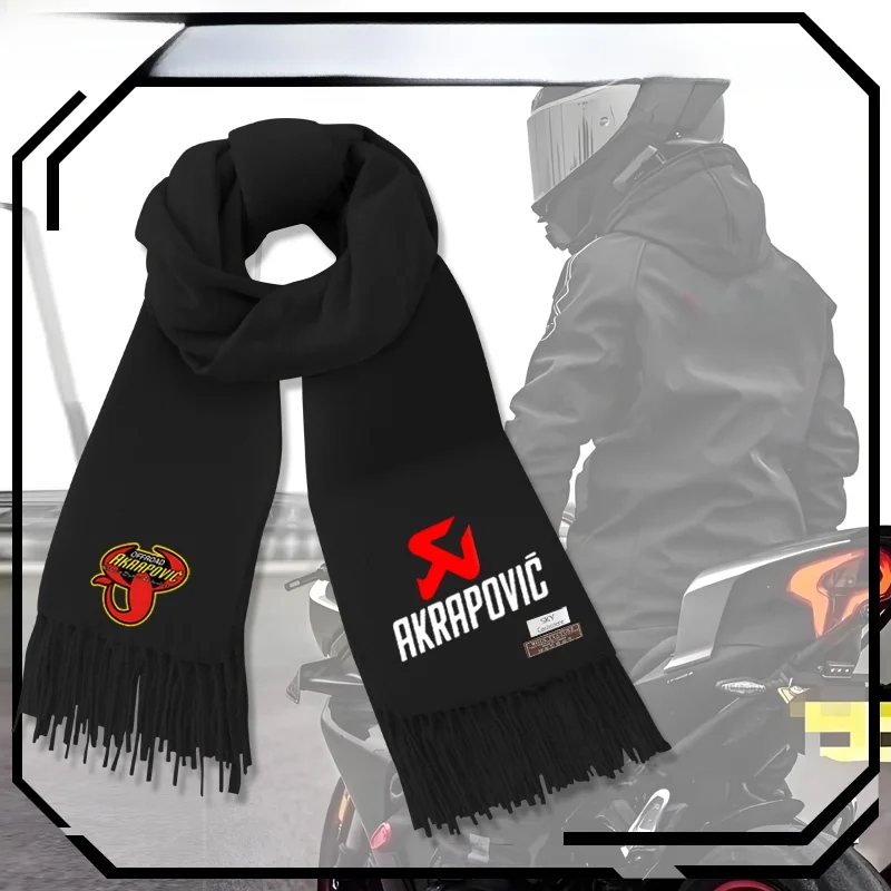 

Мотоциклетный шарф Scorpion для мужчин, для гонок и модификации мотоциклов, теплый, унисекс, длинный прямоугольный шарф из полиэстера