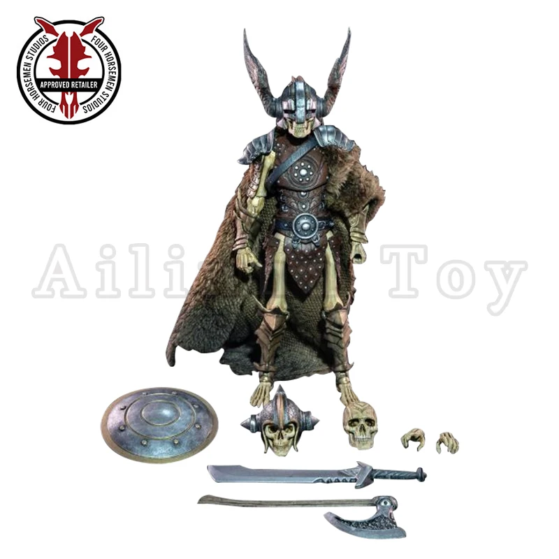 Four Horsemen Studio Mythic Legions Action Figure, The Undead of Vikenfall, Frete Grátis, 1:12, 6in