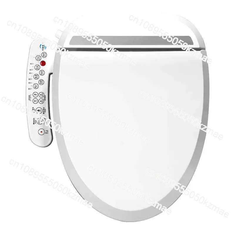 Extended Toilet Seat Toilet Seat, White, Endless Warm Water, Rear & Front Wash, LED Light, Wireless Remote Control (Extended)