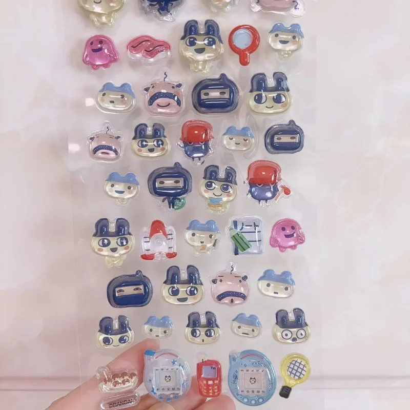 النمط الياباني لطيف الكرتون تماغوتشي المحيط الإغاثة كريستال ملصق فتاة الكرتون جراب هاتف الكمبيوتر Diy لاصقة تزيين #4