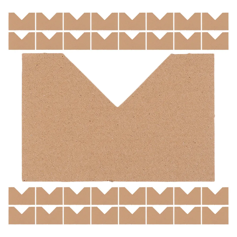 

40Pcs Cardboard Frame Corner Protectors Waterproof Sturdy Edge Guards for Artwork Cross Stitch Mirrors Photo Albums Scrapbooking