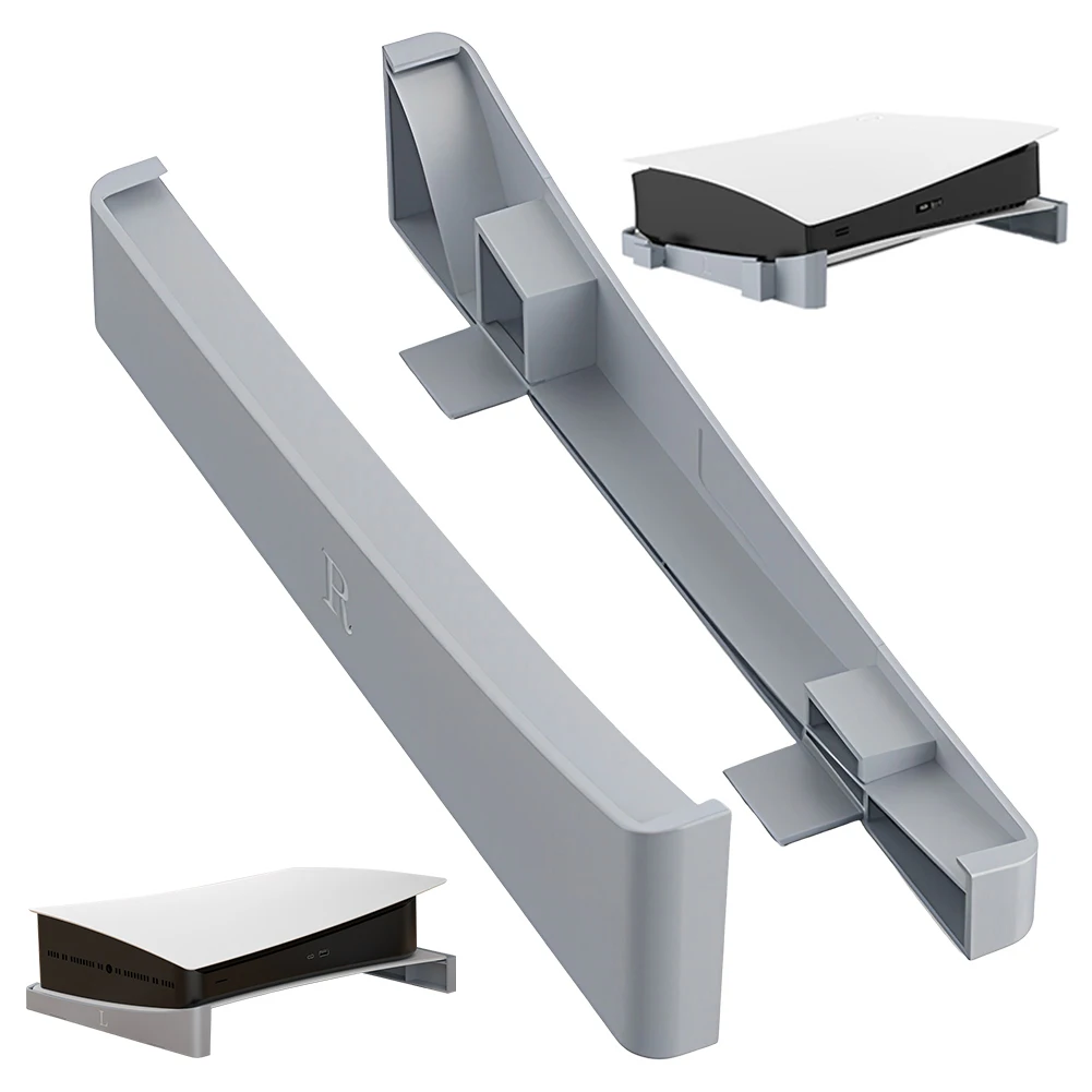 Horizontal Base Stand Holder Game Console Base Stand Holder Game Console Desk Stand Storage Rack for PS5 Disc/Digital Edition