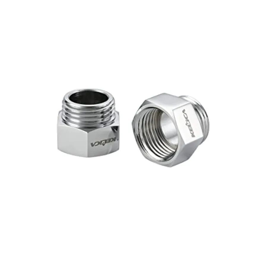 

Brass Plumbing Pipe Fittings, G 1/2 Female to 1/2 NPT Male Adapter, Water Hose Adapter for Kitchen Bathroom Toilet Faucet, Pipe