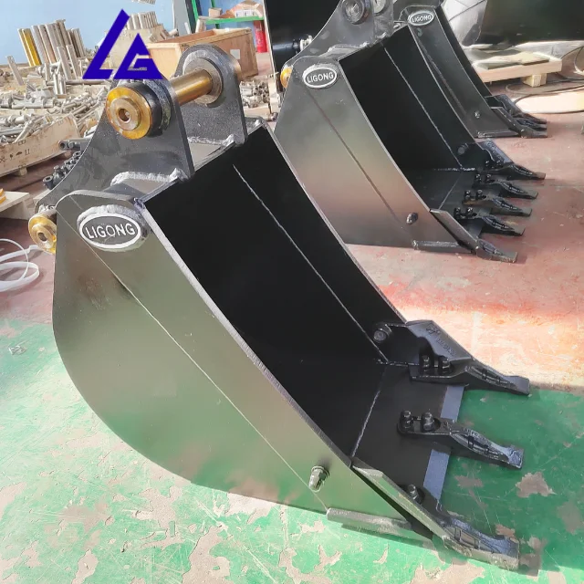 Durable 0.2cbm Backhoe Loader Bucket Standard Bucket with Durable Bucket Teeth