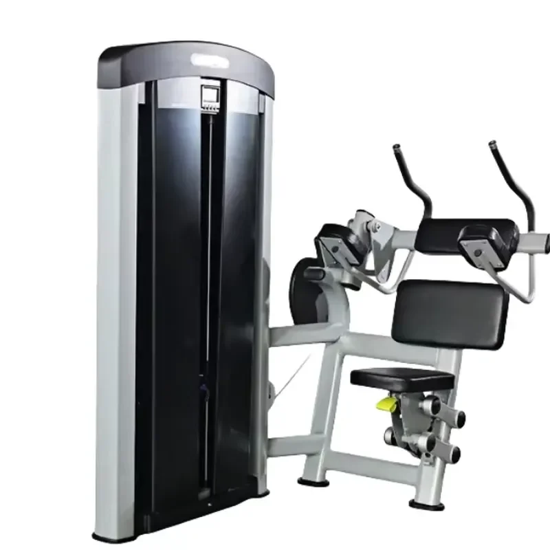 Commercial Gym Abdominal Training Equipment with Selected Weight Sitting Abs Machine for Core Strength and Fitness Workout