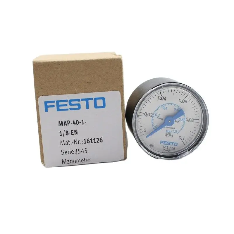 

FESTO Pressure gauge MAP-40-63-10-1.6-1/4-1/8-EN 161126 161127 MAP