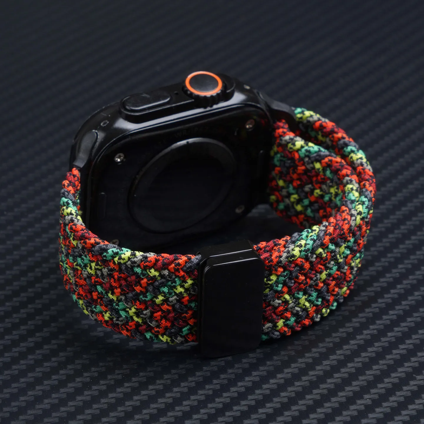 Bracelet magnétique tressé pour Apple Watch, 49mm 46mm 45mm 44mm 42mm 40 38, Correa, iWatch Series 11 10 9 8 7 SE ultra3