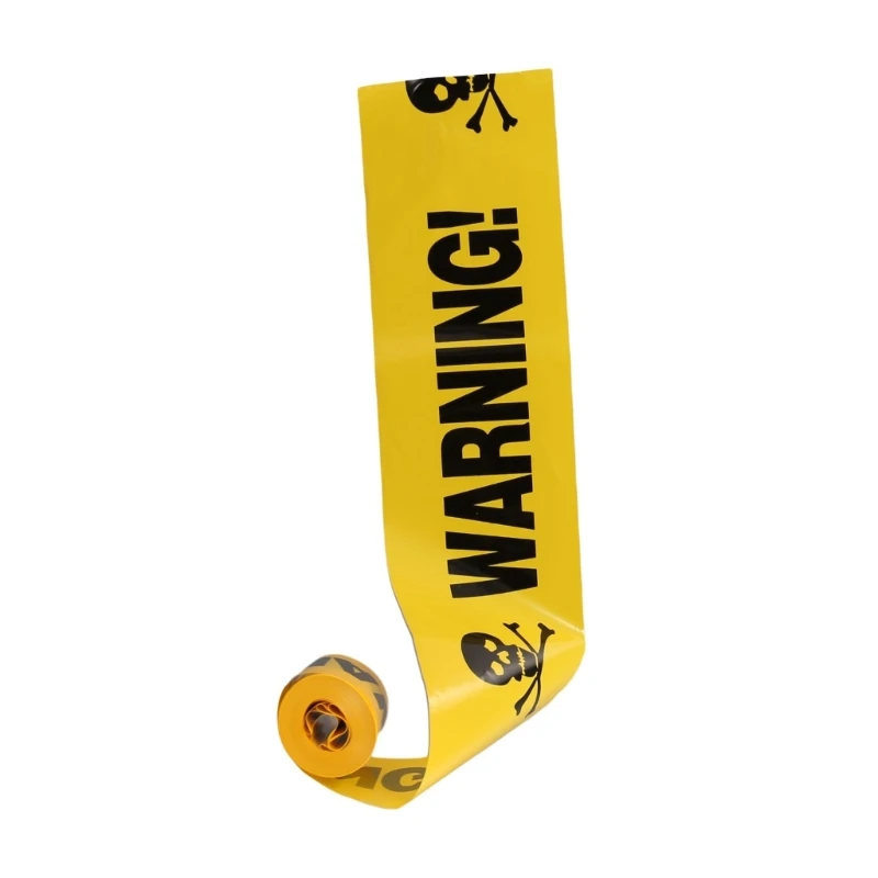 Halloween Decoraton Caution Tape Isolation Barrier Tape for Danger Zones Halloween Theme Party Warning Tape Party Supply