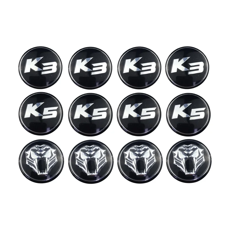 4pcs 56mm Car Wheel Hub Caps Emblem Stickers For KIA K3 K5 Badge  K2 K3 K5 KX3 kX5 RIO Niro Sportage Stinger Carens Soul Ceed view 2