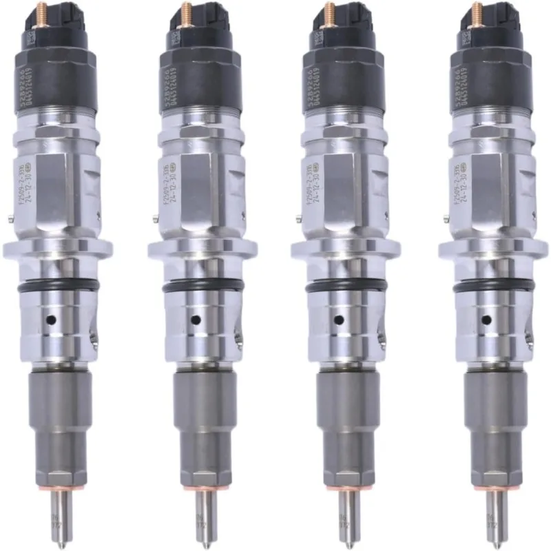 

4-Pack Diesel Fuel Injector 0445120187 5256034 for Cummins ISB6.7 QSB6.7 Engine Dodge RAM 4500 5500 Chassis Cab Pickup Trucks
