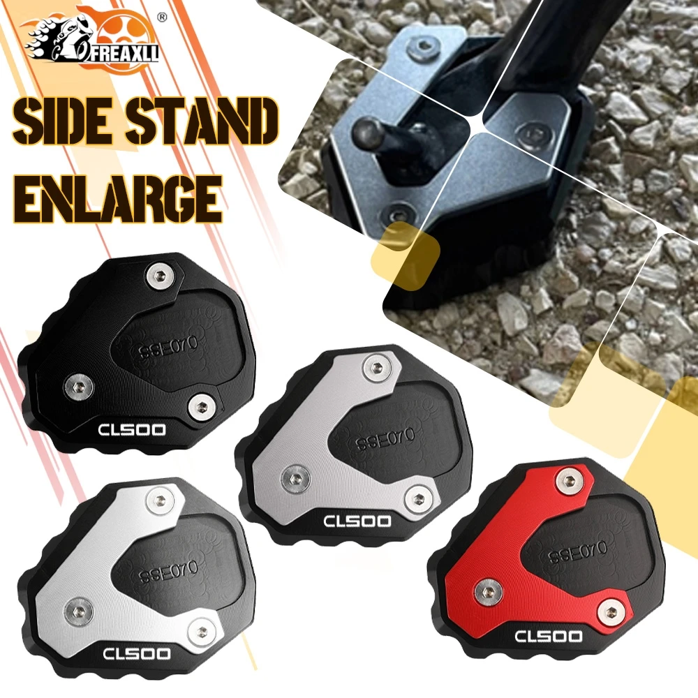 

Motorcycles For Honda CL 500 CL500 CL300 300 2021-2026 2025 Kickstand CNC Aluminum Moto Side Stand Enlarge Extension Accessories