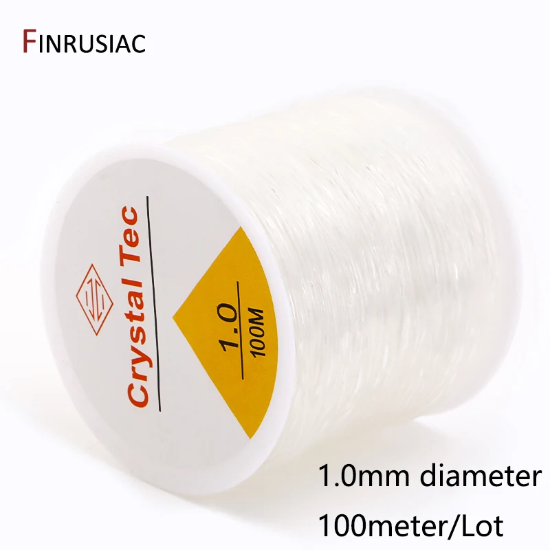 0,4–1,0 mm elastische Schnur, transparente Kristall-elastische Linie für die Schmuckherstellung, DIY-Armband, Halskette, Perlenzubehör – Detail 22