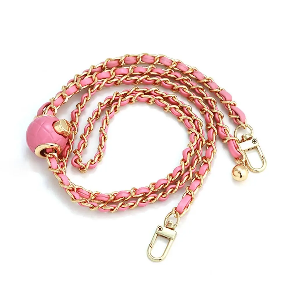 Small Bag Chain Metal Adjustable Length Strap Golden Balls Chain Non-fading Chain Replacement Shoulder Strap