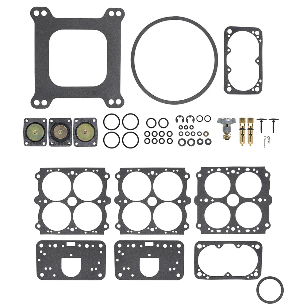 For Holley 4150 Carburetor Rebuild Kit for Vacuum Secondary Models 600 650 750 Practical Installation Solution