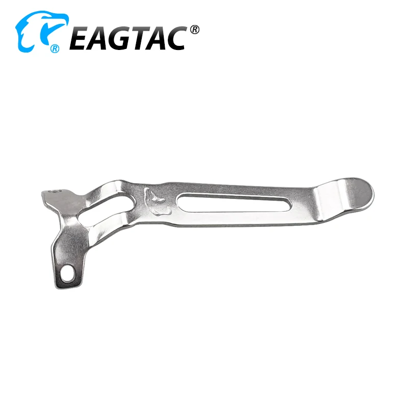 EAGTAC Stainless Steel Pocket Clip For D25A D25A Mini D25A2 Mini D25C D25C Mini D25C2 Mini D25LC2 Mini LED Flashlight