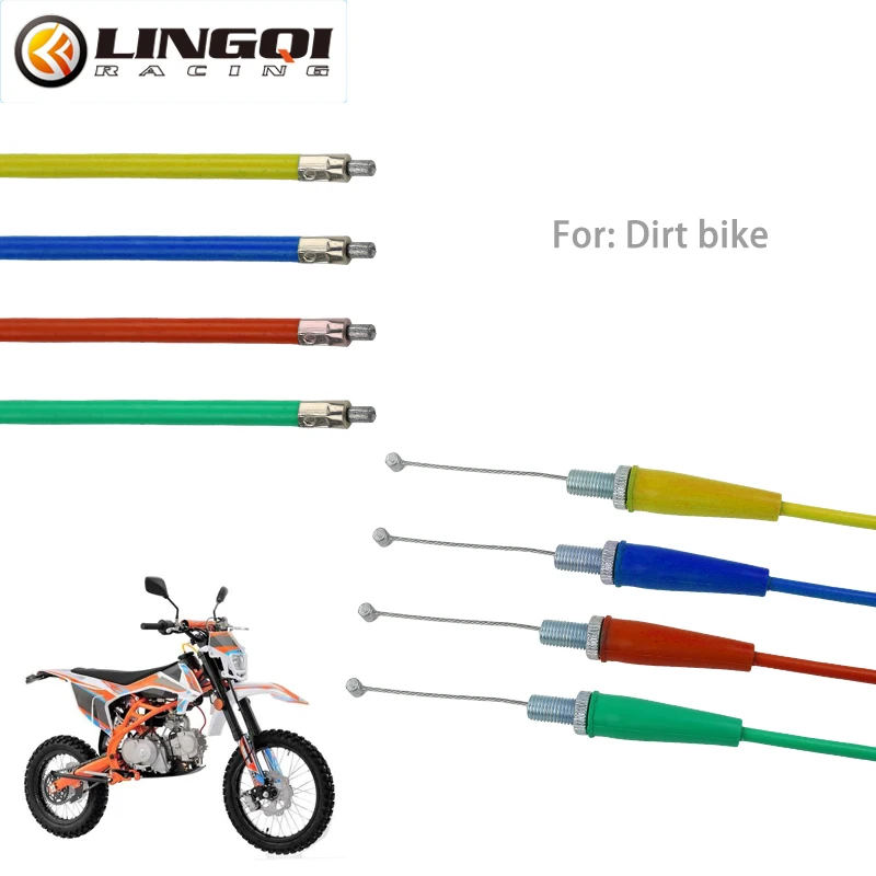 LINGQI RACING Motorcycle Universal Twist Throttle Cable 1270mm for ATV Pit Dirt Bike Off Road Quad Motocross Accessories