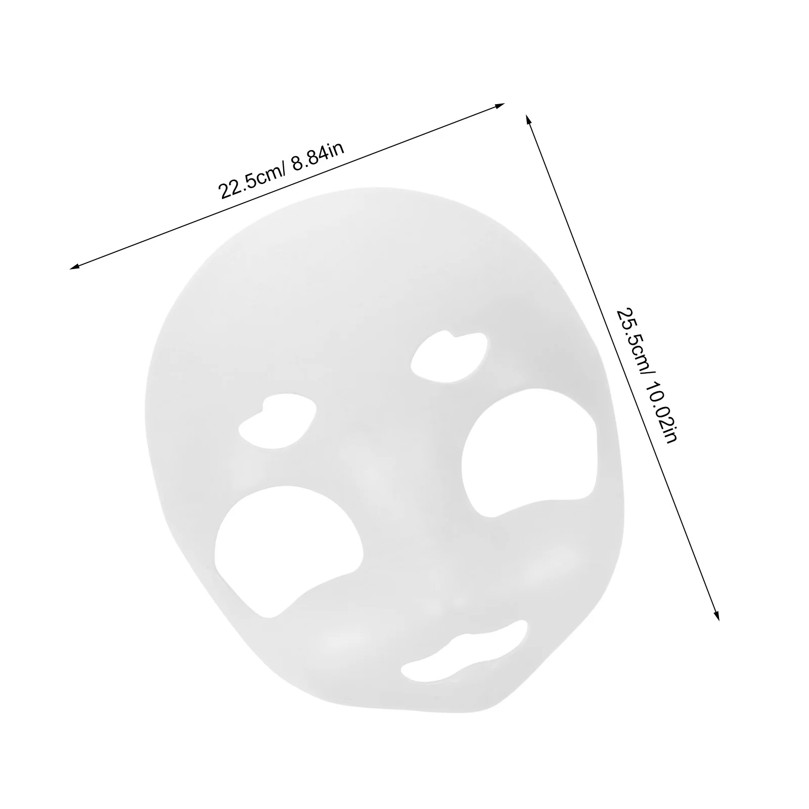 Biała Plastikowa Niepomalowana Maska na Głowę Fursuit DIY Kostium Zwierzęcy Akcesorium na Halloween Imprezę Cosplay Biała Maska Fursuit