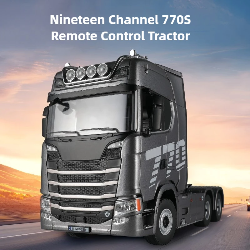 Huina 1501 770S RC Traktor 1/18 Symulacja Światło Dźwięk Stop RC Ciężarówka 19CH 2.4 Bezprzewodowy Pilot Zdalnego Sterowania Ciężarówka Inżynieryjna Zabawka