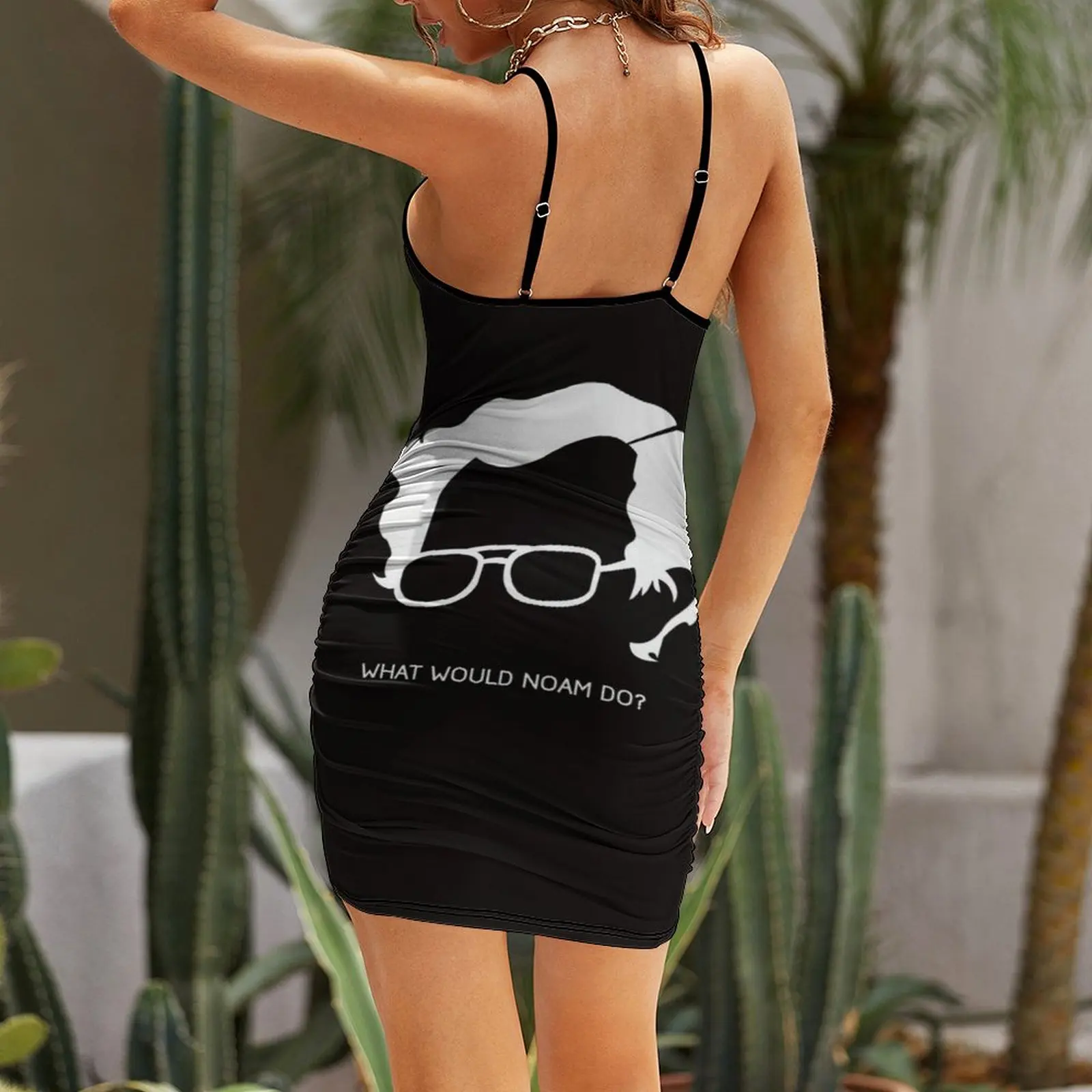 Noam Chomsky, camiseta clásica, vestido con tirantes, vestido de verano para mujer, vestidos sueltos elegantes para mujer, vestido de fiesta de lujo para mujer 2025