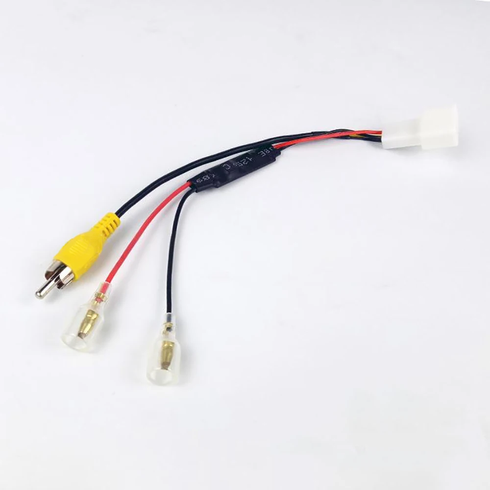 4ピン車用リバースカメラ固定配線ハーネスケーブルプラグアダプターコネクター、トヨタ車に適合