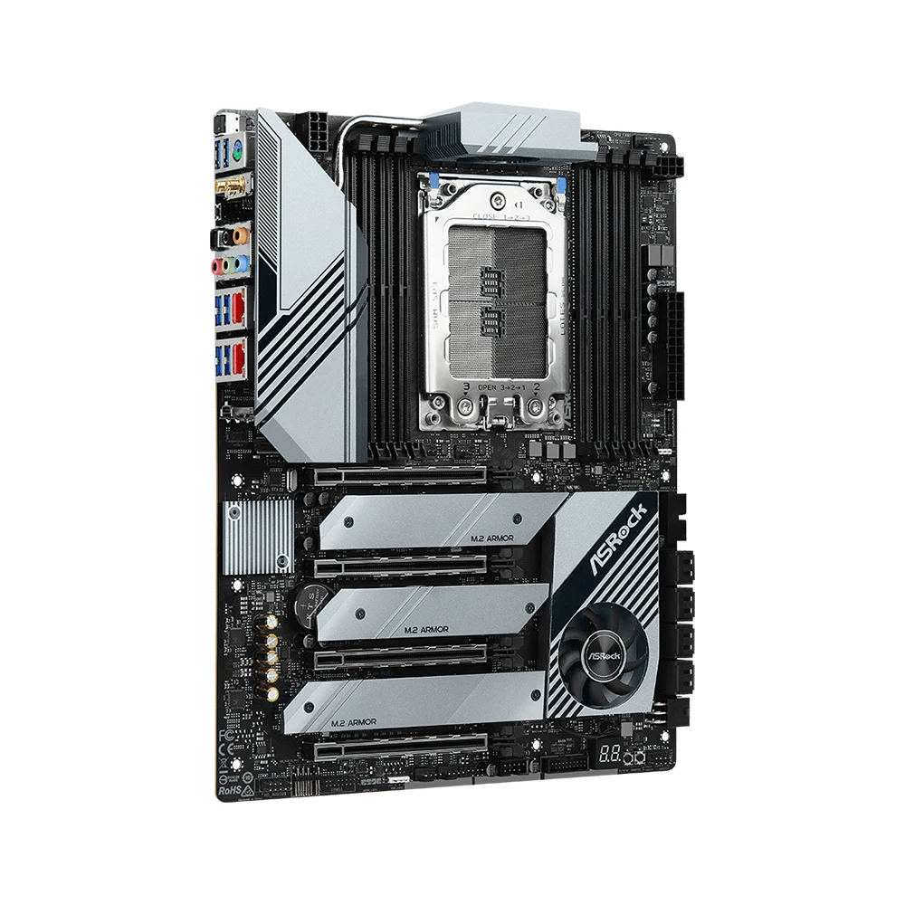 Imagem -03 - Msi-motherboard Trx40 com Soquete Strx4 Terceira Geração Amd Ryzen Threadripper Amd Ddr4 Pci-e 4.0