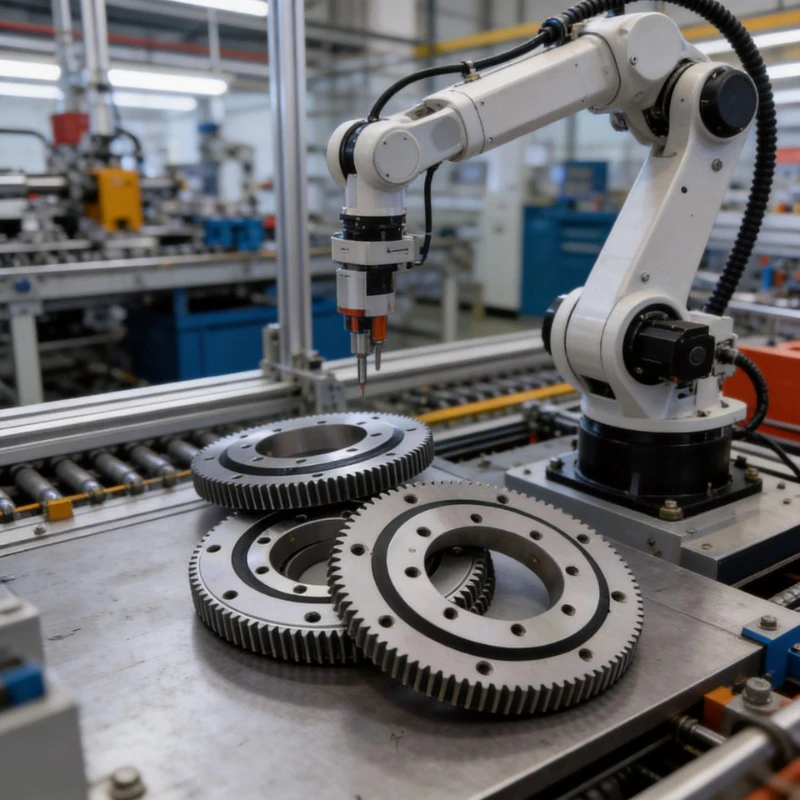 

Вращающийся подшипник с внешним зубчатым кольцом для робототехники, автоматизации и высокоточного оборудования — бестселлер