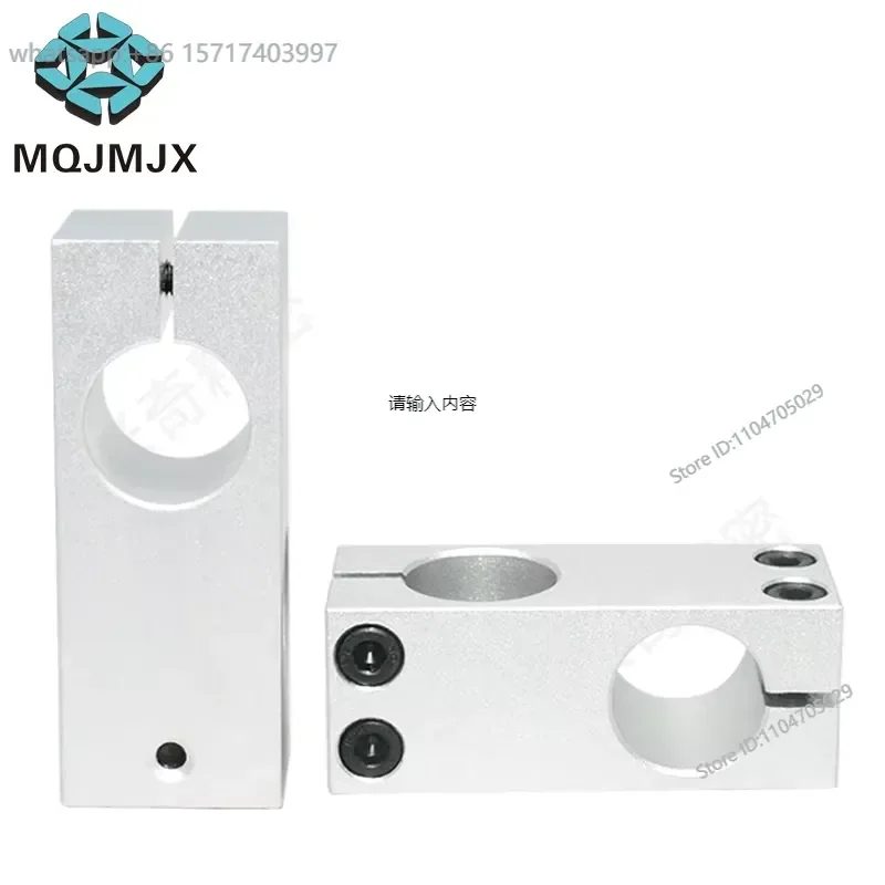 3pcs Pillar fixing clamp cross bracket orthogonal pipe double hole clamp 8 10 reducing single screw hole