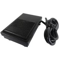 1 Uds. Interruptor de Pedal de energía eléctrica momentáneo antideslizante de Metal TFS-1 negro 250V AC 10A impermeable SPDT On Off 1NO1NC
