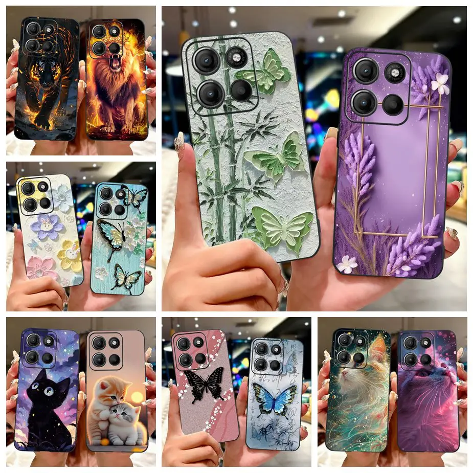 Para Motorola Moto G15 funda elegante pintada a prueba de golpes suave TPU funda de teléfono para Motorola G15 G 15 MotoG15 Fundas 6,72 ''Capa