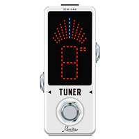 Rowin LT-910 Guitar Tuner Mini Chromatic Tuner Pedal Effect LED Display True Bypass Guitar Accessories for Electric Guitar Bass