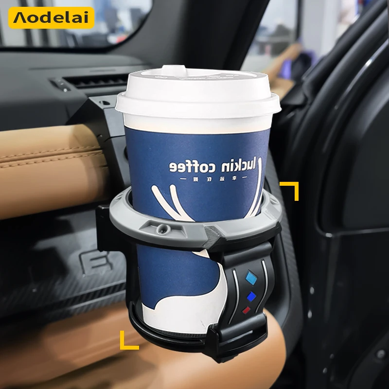 

Car Dashboard Water Cup Holder Drink Stand Mount Bracket For Land Rover Defender L663 90 110 130 2020-2025 Auto Accessories