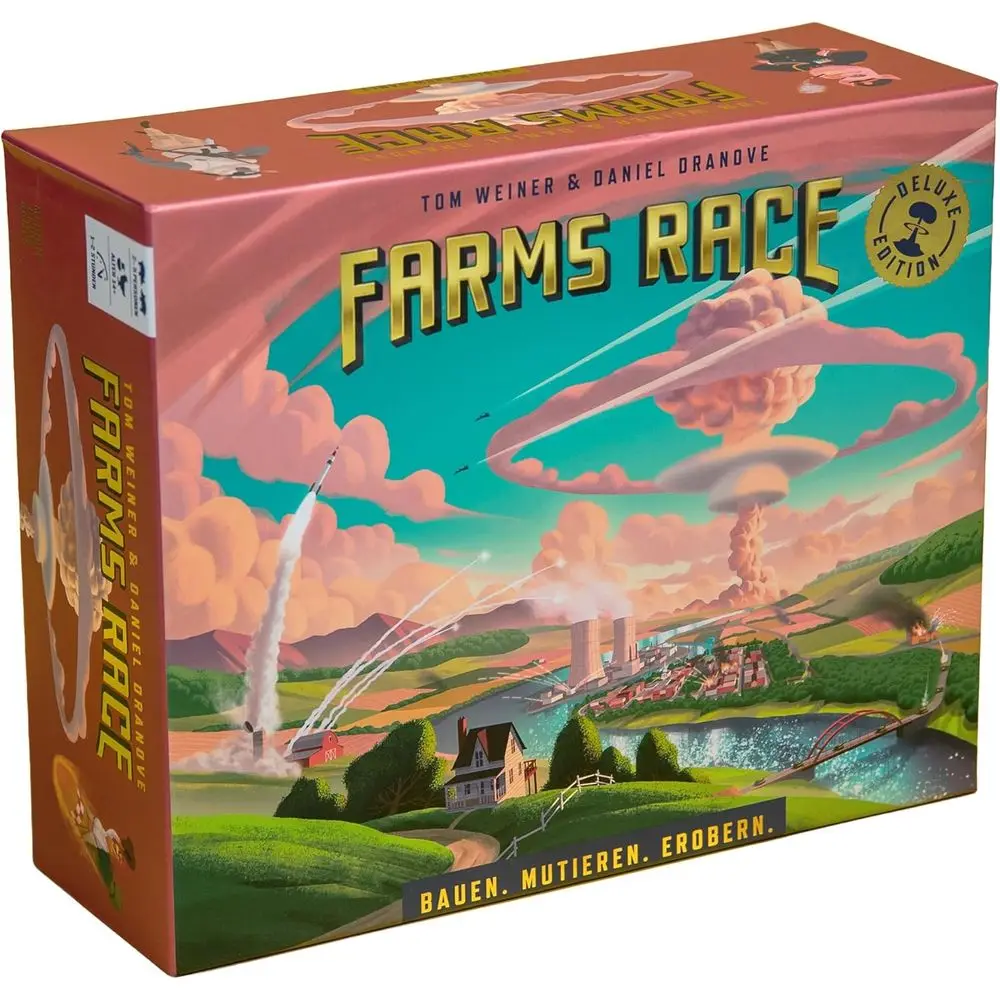 

arms Race Deluxe Edition – Премиальная стратегическая настольная игра для взрослых и всей семьи, 2–5 игроков, 1-2 часа, управление ресурсами, захват территории.