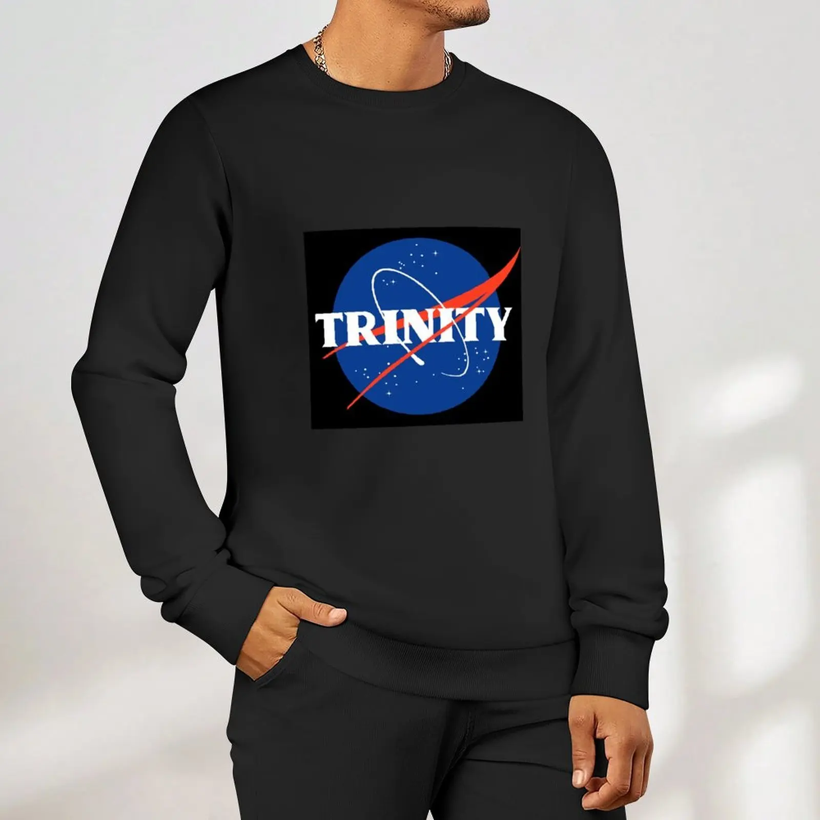 Space Trinity Pullover men's sweat-shirt mens designer clothes tracksuits korean clothes sweatshirt